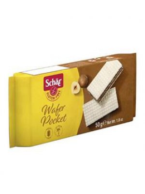 Schär Wafer Pocket 50g oplatky bez lepku s oříškovou nápní