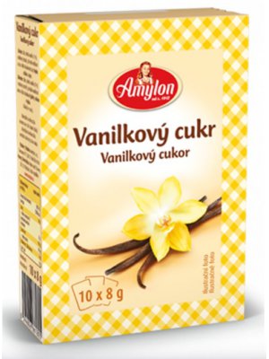 Amylon Cukr vanilkový XL BIO 10x8 g bez lepku