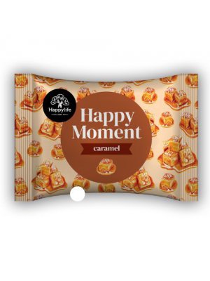 Happylife Happy moment caramel 36g kokosové kolečko karmel bez lepku