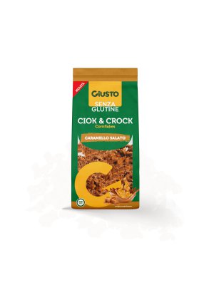 Giusto Ciok and Crock caramello 125g  lupínky v mléčné čokoládě a ve slaném karamelu bez lepku