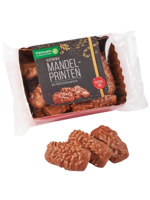 Poensgen Mandlové sušenky s mléčnou čokoládou 175g XMAS bez lepku