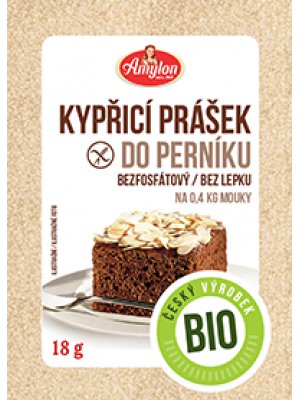 Amylon Kypřicí prášek do perníku BIO 18g bez lepku